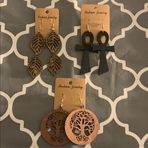 Wood Earrings